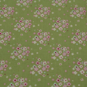 Baumwollstoff / Druckstoff Tilda Jean Olive Apple Bloom von Tone Finnanger